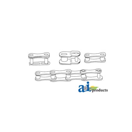 A & I Products 2040 Extended Pitch Roller Chain, 50ft (Import) 9" x9" x9" A-RC2040X50IMP